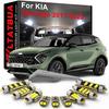 LED Interior Light Kit Package Replacement for KIA Sportage QL NQ5 2017 2018 2019 2020 2021 2022 2023, Super Bright 6000K White Bulbs + Install Tool