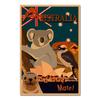 Travel to Australia Sydney Koala Canvas Painting Vintage Wall Pictures Kraft Posters Coated Wall Stickers Home Decoration Gift