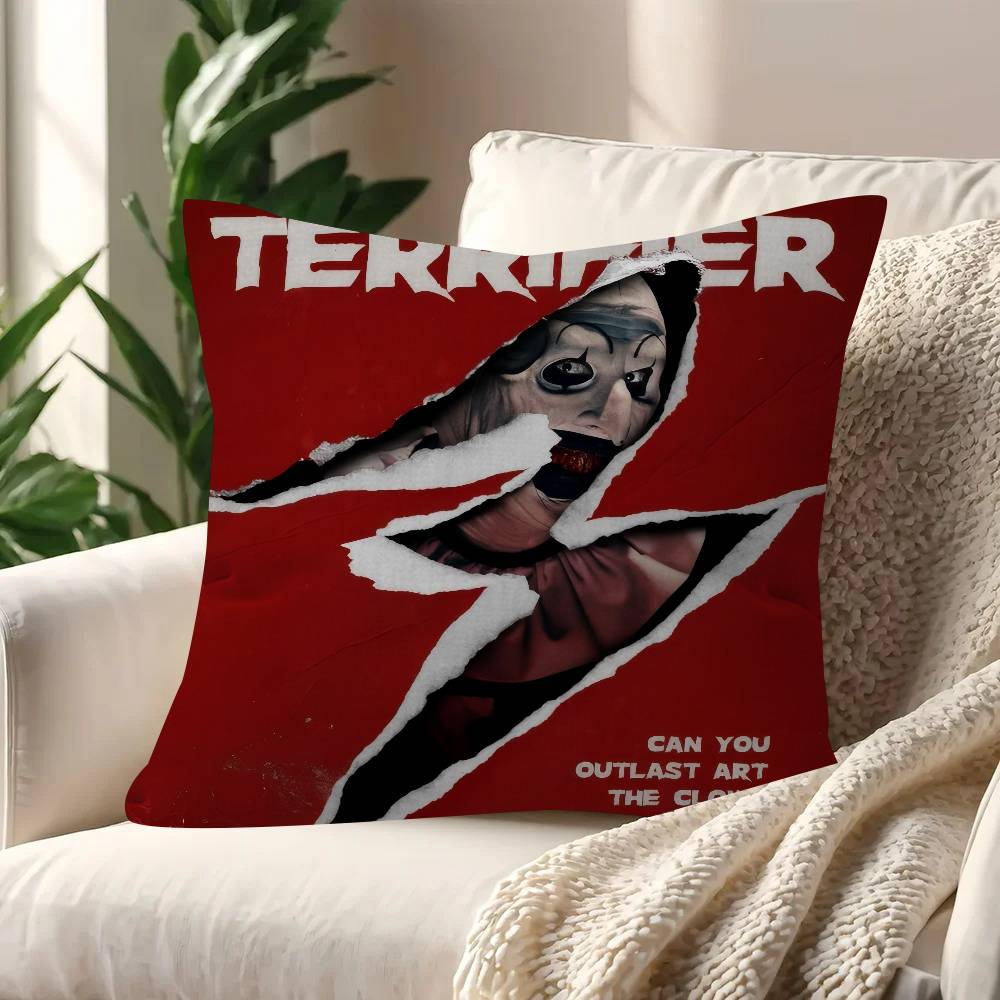 Movie T-Terrifiers 2 Anime Maple Design Cushion Cover Happy Autumn Harvest Decor Holiday Decorati Pillow Cover