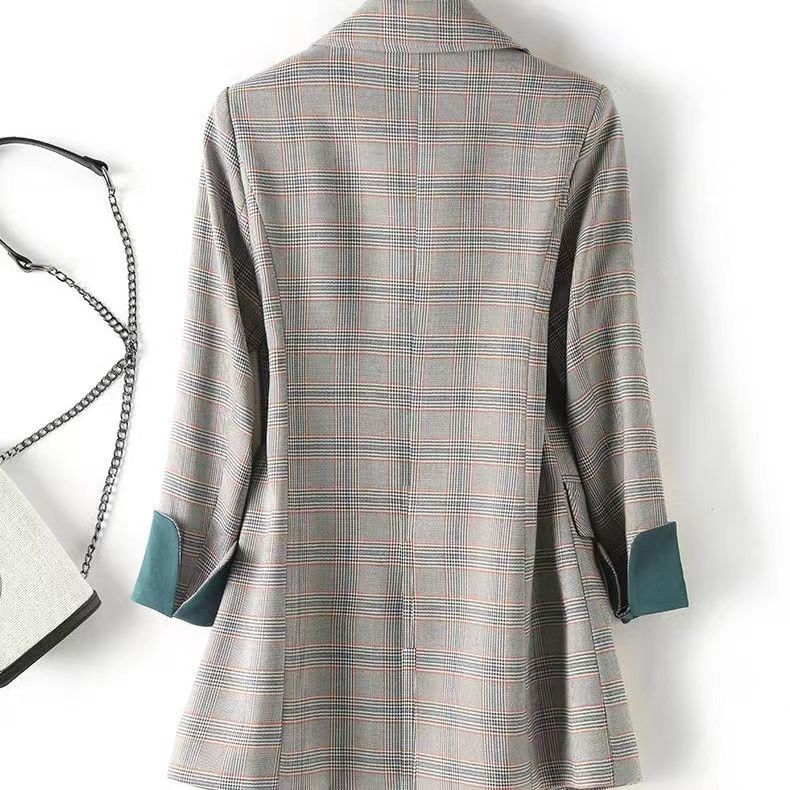 Vysoce kvalitní módní štíhlé dámské sako s dlouhým rukávem Ležérní temperamentní sako