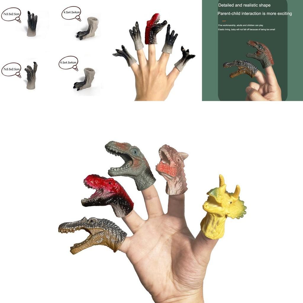 Dinosaur Finger Puppet Toy Set For Kids Fun And Educational Learning Tools For Children