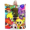 Cartoon Sprunki Music Game Blanket Fleece  Soft Throw Blanket for Bedding Couch Bed Rug