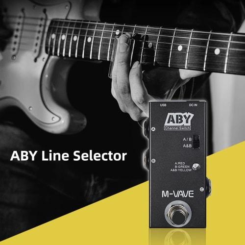Duangu ABY Line Selector AB Switch Mini Guitar Effect Pedal True Bypass Guitar Bass Pedal AB Box - ABY Channel Switch, Mini Guitar Effect Pedal