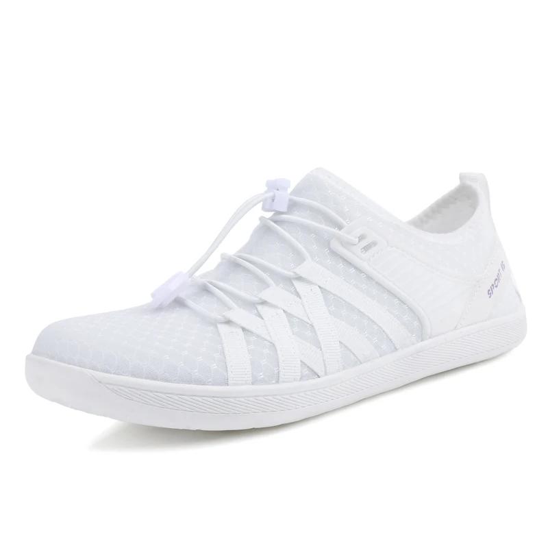 New Minimalist Shoes for Men Wide Toe Barefoot Casual Sneakers Women Mesh Breathable Unisex Sneakers Lightweight Walking Shoes