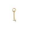14K Gold Filled Zircon Matchstick Tila Bracelet Pendant for DIY Jewelry