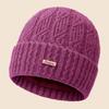 Fashion Rabbit Hair Twist Knitted Hat Medium Old Man Velvet Warm Cold Wool Hat Lady Mother Pullover Hat