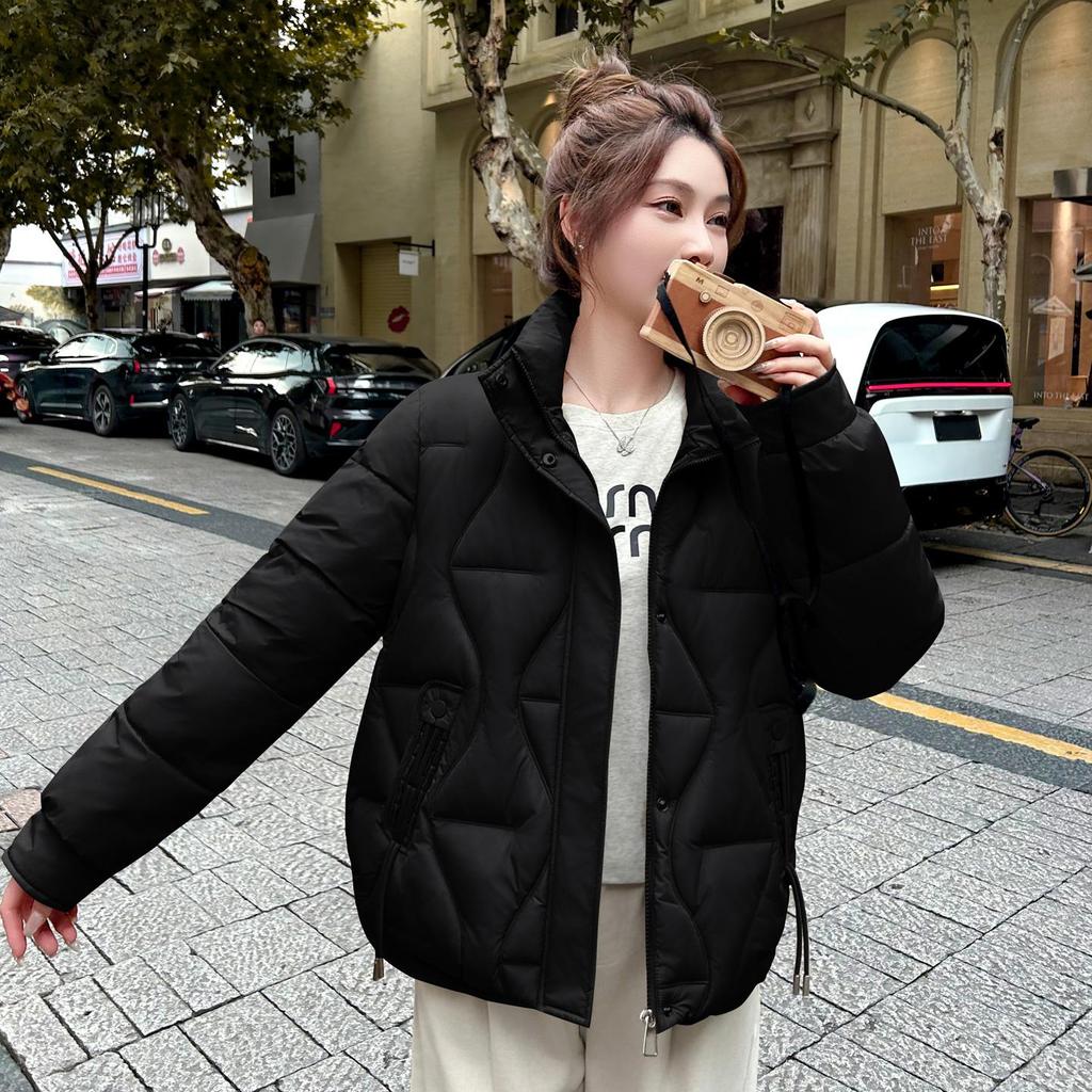 Parka Groasă Călduroasă Toamnă Iarnă Femei Casual Drăguță Culoare Solidă Buzunar Mare Jachete Largi Outwear