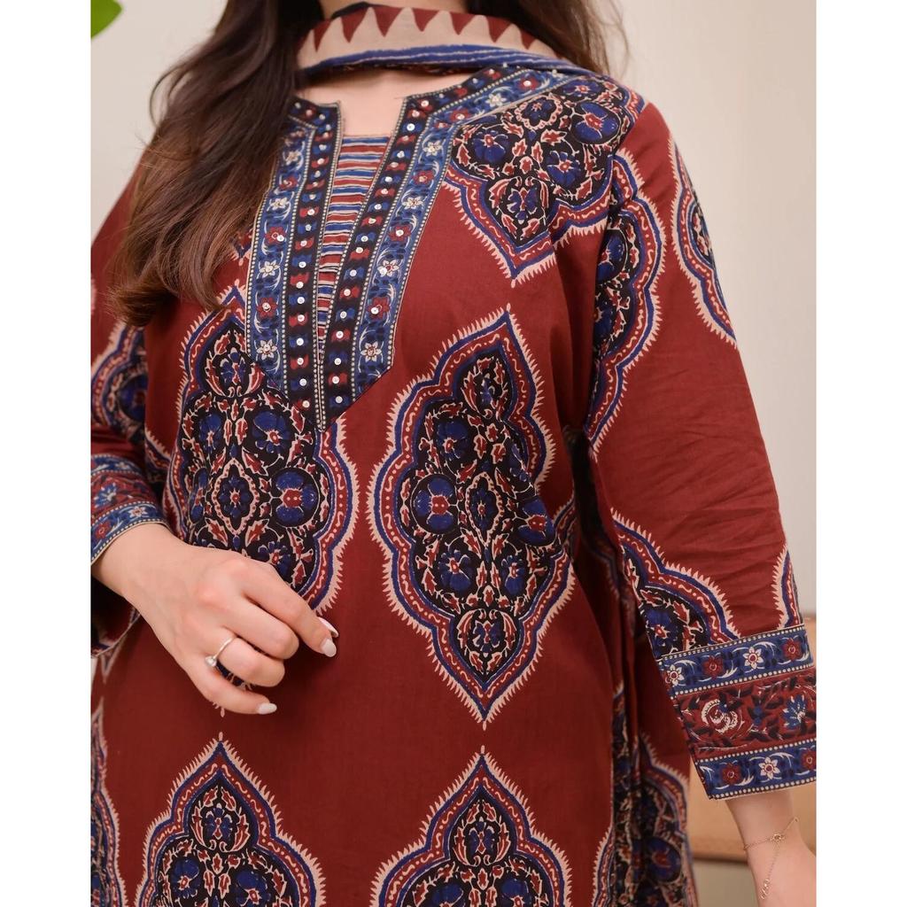 Party Wear Kurti Salwar Suit Indian Women Top Tunic Kurta Pant Dupatta Set Dress VFP-1849a