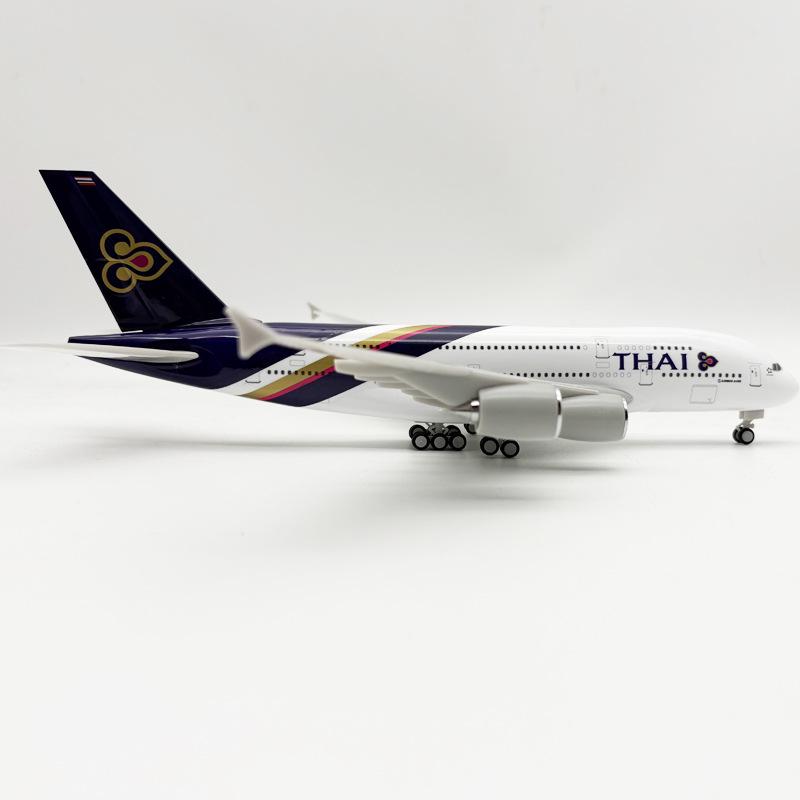 30CM Airbus A380 France Solid Airplane Model