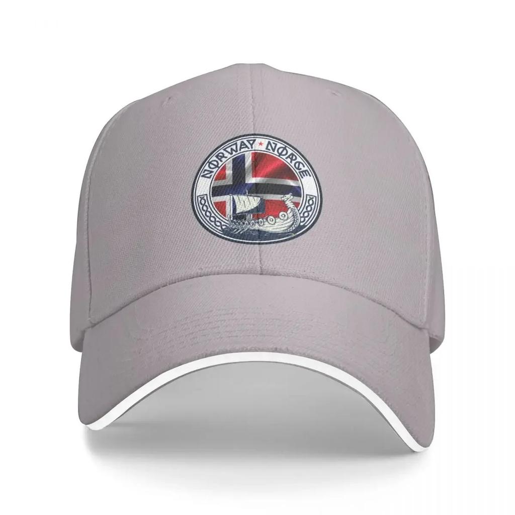 NORWAY NORGE Kongeriket Noreg, Norwegian Flag Sticker T-Shirt 01 Baseball Cap Foam Party Hat Male Women's