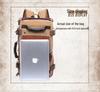 Retro Canvas Men's Multifunctional Large Capacity Travel Backpack