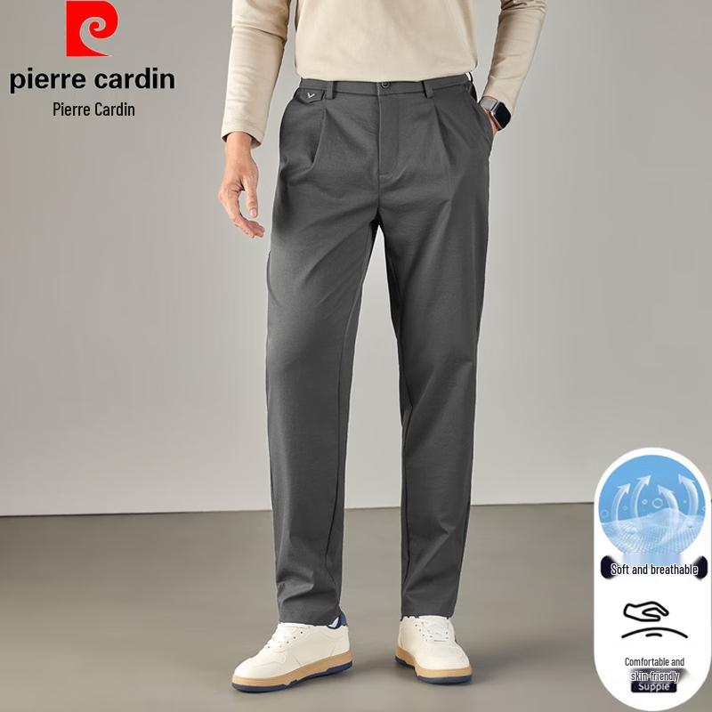 Pierre Cardin Men s Straight Leg Breathable Casual Pants 36