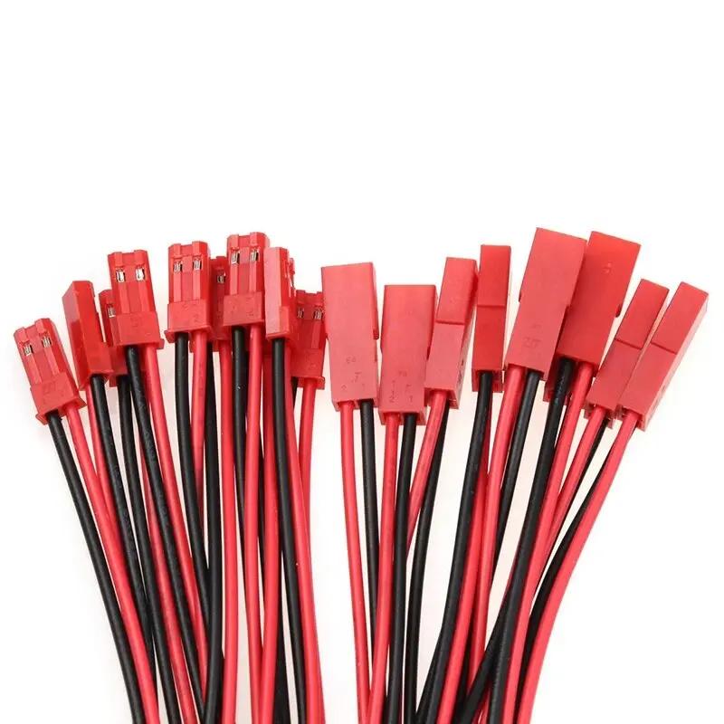10 Pairs 22 AWG JST Plug Connector 2 Pin Male Female Plug Connector Cable Wire for LED Lamp Strip RC Toys Battery Adapter 10cm