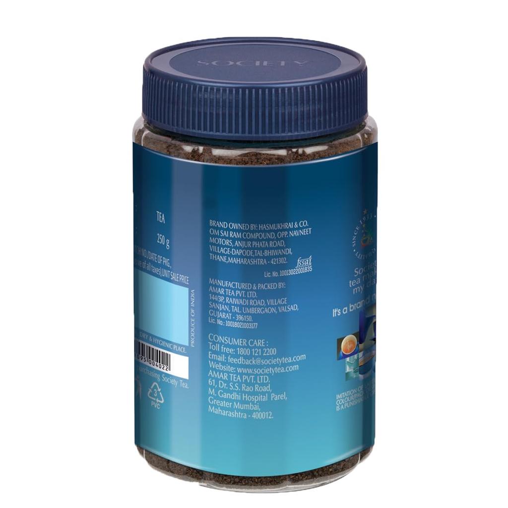 Society Tea Society Leaf Tea 250g Jar Premium Loose Black Tea for Refreshing Hot Beverage Experience