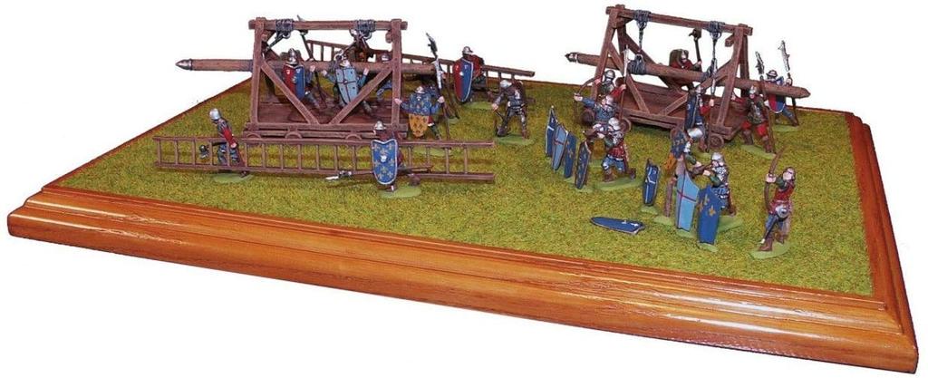 MiniArt Medieval Fortress Attack Scene Figure Set 1/72 Model Kit 72033