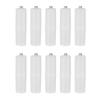 10PCS AAA To AA Size Cell Battery Converter Adapter Batteries Holder Case Switcher Transparent