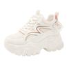 Zapatos pequeños para aumentar la altura, Zapatos blancos nuevos de verano para niños, finos, transpirables, con suela gruesa, Zapatos de papá finos y altos