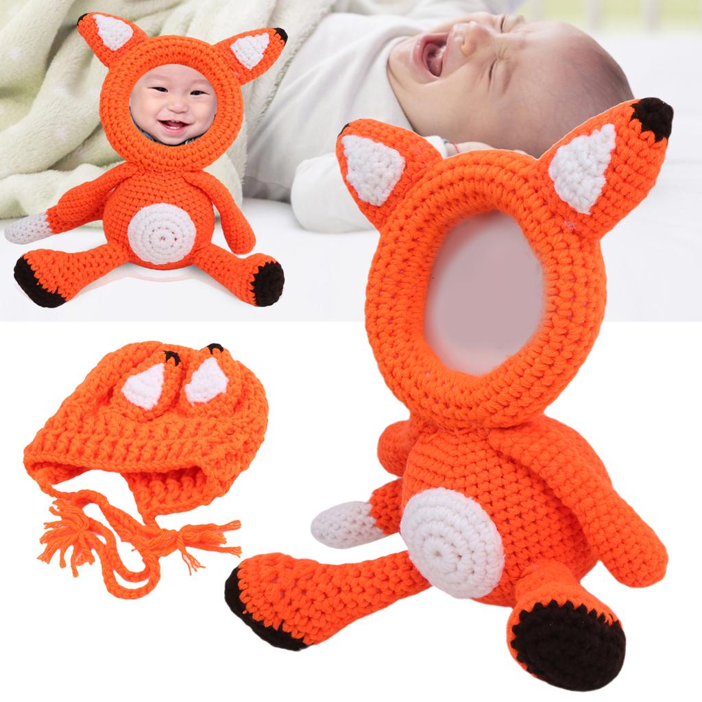 Babyfotograferingsrekvisitter Ull Nyfødt Fotoklær Dyrhatt Bedårende Spedbarnskostymer#1