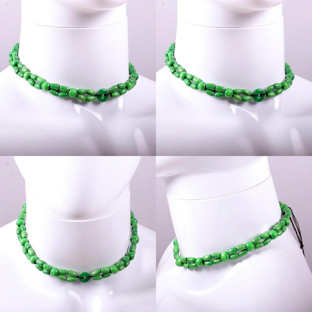 Green Pure Avatar Necklace Collarbone Chain Cosplay Jewelry Fashion Gifts Fans