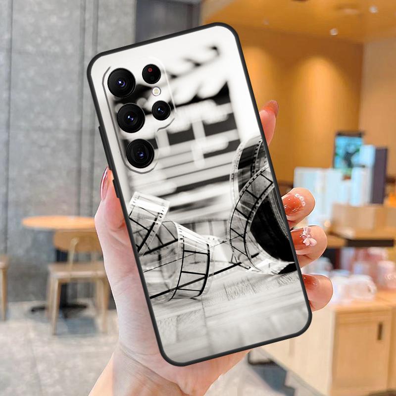 Clapper Board Phone Case For Samsung Galaxy S25 S24 S23 S21 S20 S22 Ultra S9 S10 Plus S25 FE Back Cover