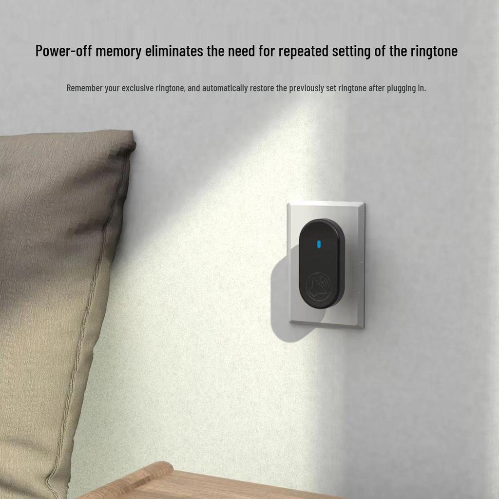 Long-Range Wireless Doorbell with Anti-Interference and Elderly Pager Feature