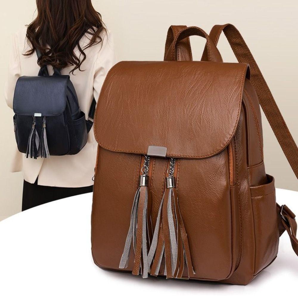 

Женский мягкий кожаный рюкзак, модные дорожные сумки через плечо, новые сумки-тоуты