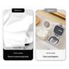 Retainer Case Transparent Denture Bath Box with Strainer Basket Mouth Guard Case Travel Braces Container for Soaking Cleaning Storage