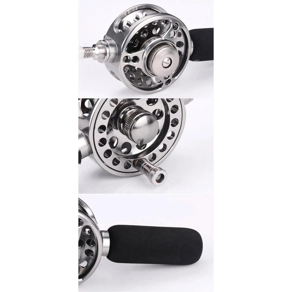 DIY Nachrüstbares Hohlrollenhalter für Bachkarpfen Angelrute Innenliegende Schnur Vollmetall Baitcasting Rolle Modifikation 2+1BB Floß Gussgetriebe 260319