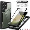 Full Body Protection Shockproof Case for Samsung Galaxy S25 Ultra S24 FE S23 Plus Protective Cover Clear Fundas Coque Capa