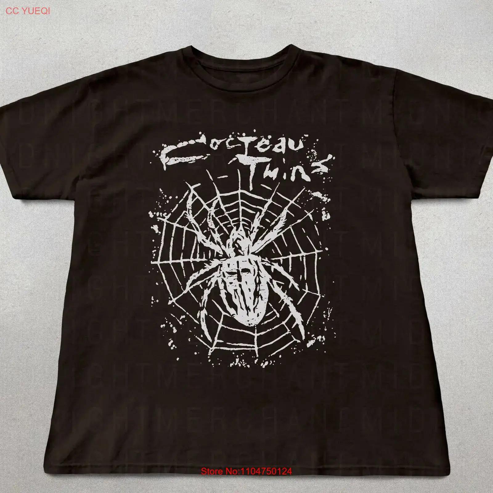 

Cocteau Twins T Shirt 90s band tees unisex trendy shirts graphic tee retro gothic alt clothing vintage Washed Casual Breathable 5XL різнокольоровий