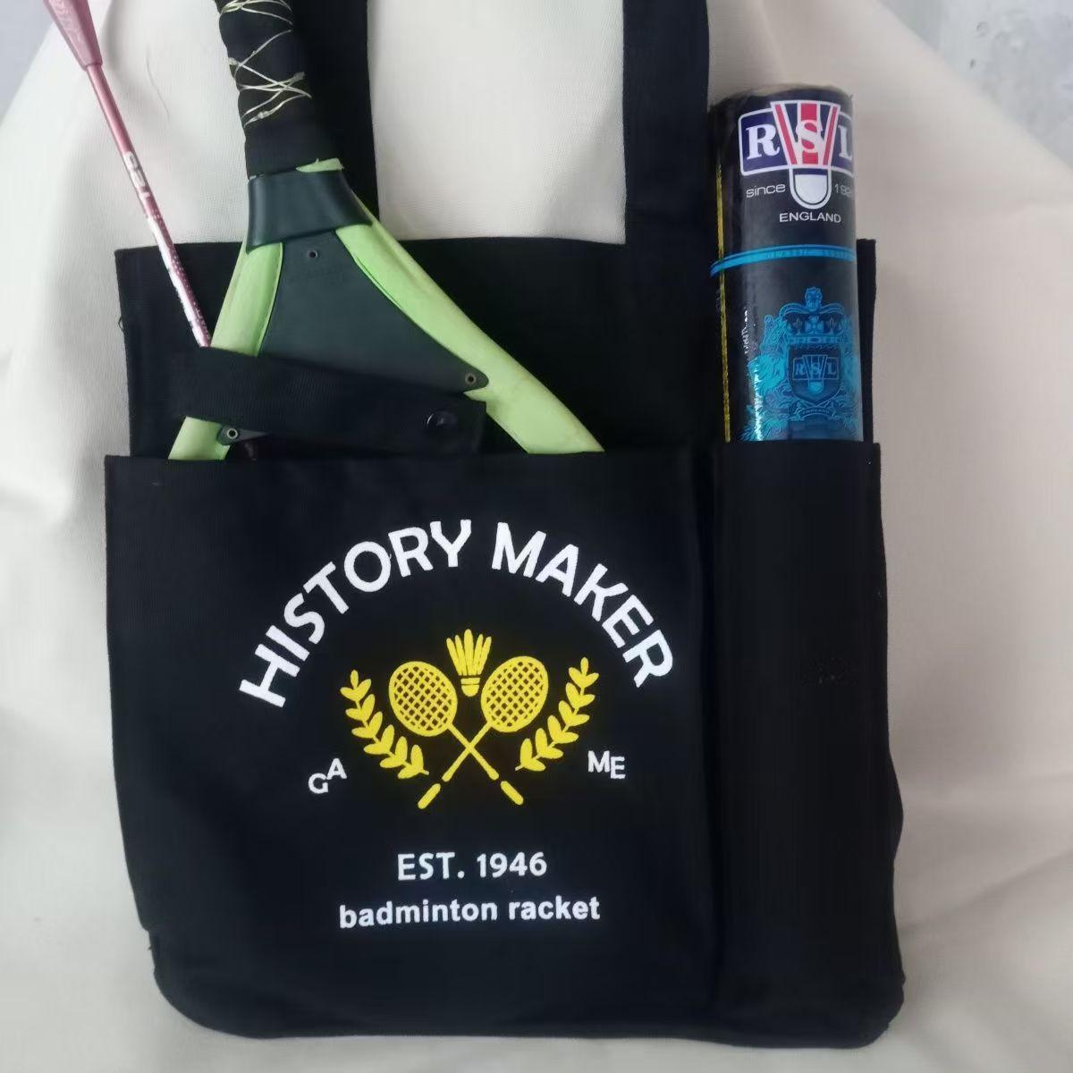 

Сумка для бадминтона Холщовая сумка Ленивый ветер большая вместимость плечевая портативная спортивная сумка Универсальная сумка-тоут