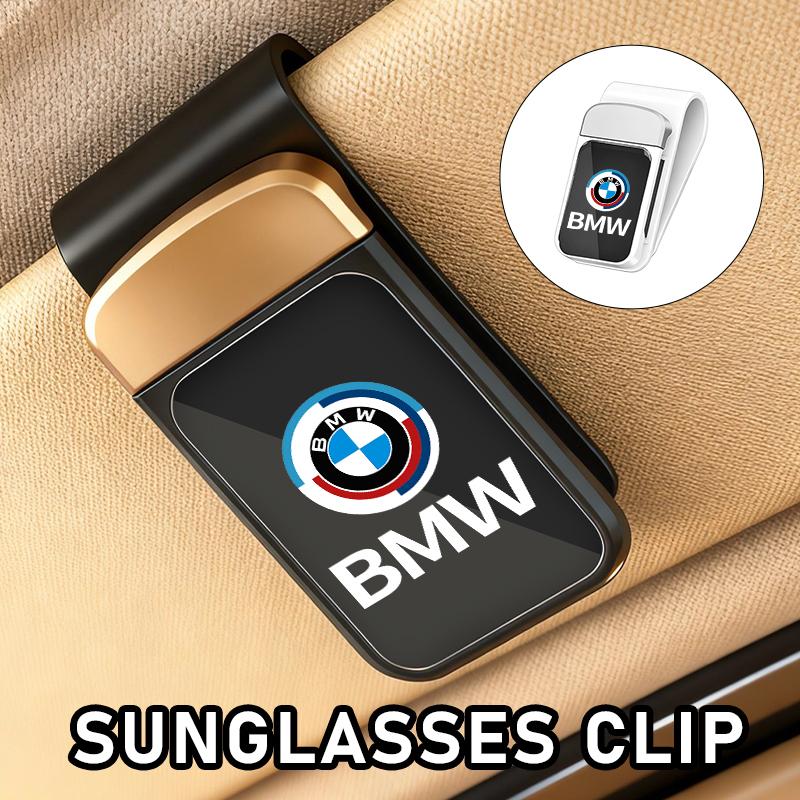 MLKB2 Car Sun Visor Sunglasses Holder Storage Glasses Clip Accessories For BMW M M2 M3 M4 M5 M6 E46 E90 E60 F30 E39 X1 X3 X4 X5