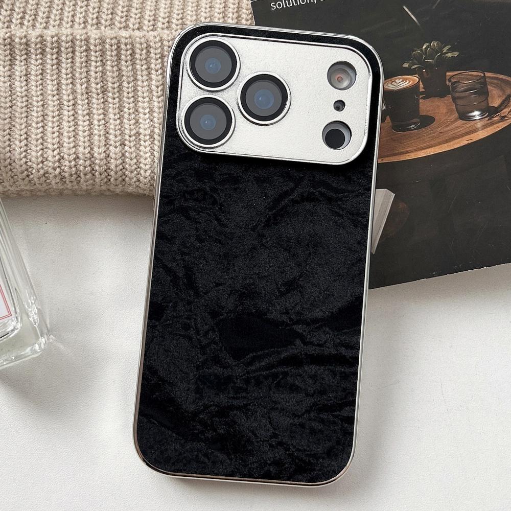 Luxury Aurora Snow Mountain Pattern Case For iPhone 17 Air 16 15 14 13 12 Pro Max 11 17Pro Plating Armor Camera Glass Capa Funda