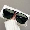 Neue Vintage Sonnenbrille Damen Herren Quadratischer PC-Rahmen Retro-Gläser Mode Designer Marke Sonnenbrillen für männlich weiblich