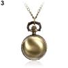 Retro Ball Metal Steampunk Quartz Necklace Pendant Chain Small Pocket Watch