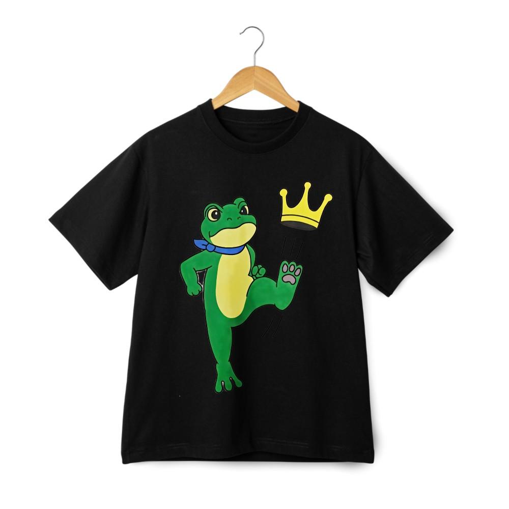 

Футболка Crown Defiance Frog - Одежда с политическим заявлением против власти 3XL