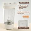 Taza Mezcladora de Café Eléctrica Portátil de 450 ml Recargable por USB Taza Mezcladora Totalmente Automática Para Fitness Deportes al Aire Libre Gimnasio