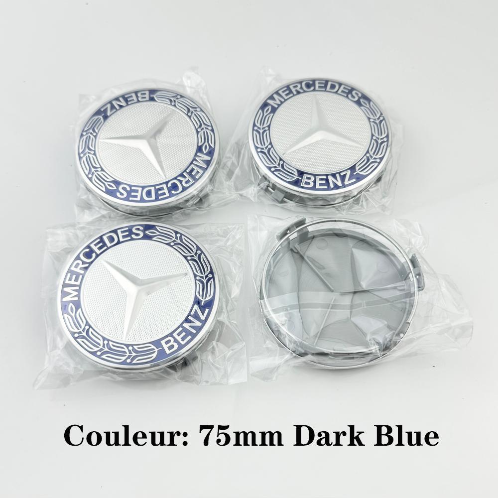 CRJ1 For AMG 4pcs 75MM Car Wheel Center Hub Caps Covers Mercedes Benz A B C S Class AMG GLA CLA GLC W176 W221 W204 W205 accessories