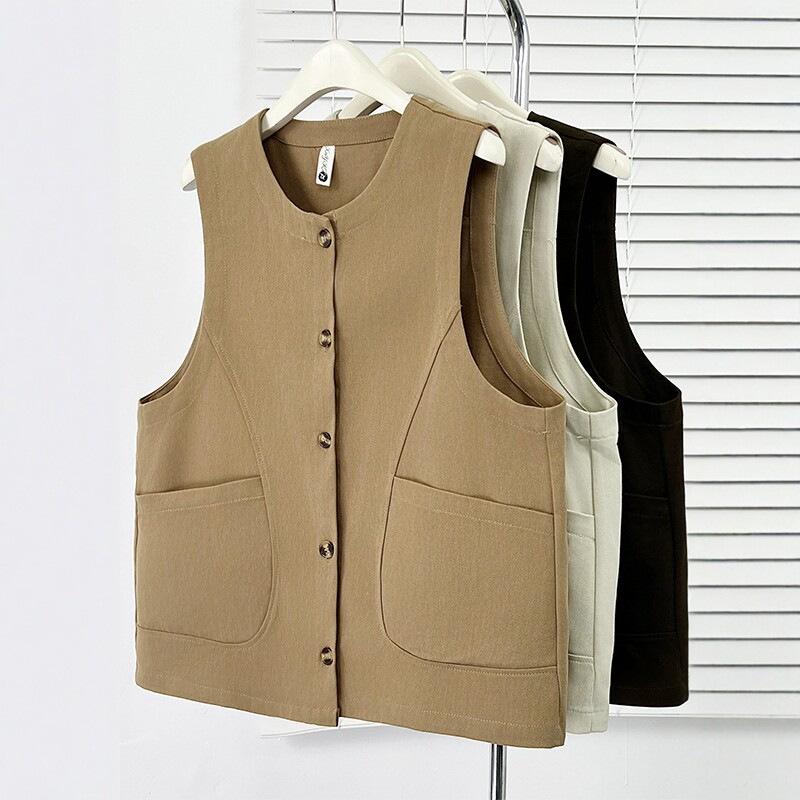 

Plus Size Women s Slimming Layered Spring Vest 2XL (130-150 lbs)