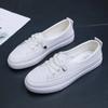 2024 Platform Sneakers, White Flat Vulcanized Casual Shoes