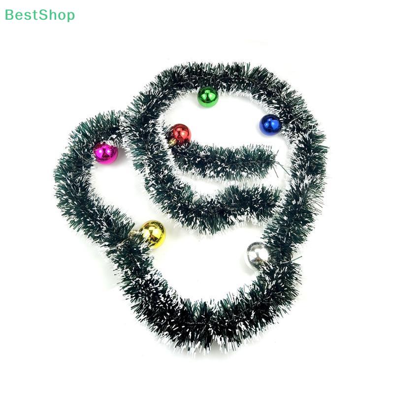 Christmas Tree Tinsel Garland Christmas Decor For Home 2026 Metallic Twist Garland Xmas Ornament New Year Party Decor