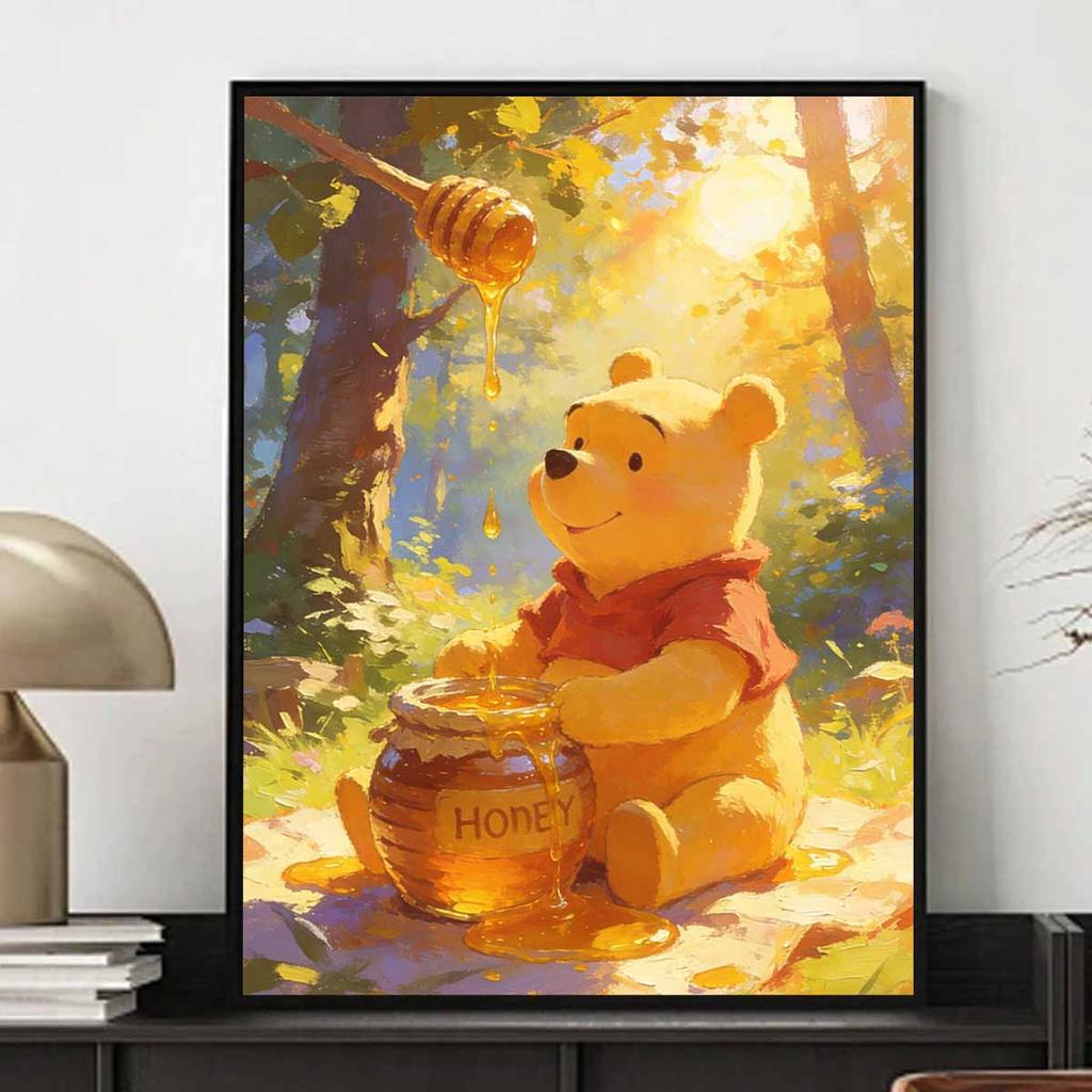 Disney Winnie The Pooh Diamond Painting Art Kit Mosaic Handmade Diy Gift Home Decor