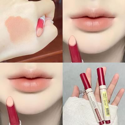 Velvet Smooth Lipstick Pen Airy Soft Matte Lip Mud Lipstick Colorful Long-lasting Lip Gloss