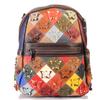 Women's Leather Patchwork Backpack – Unique and Stylish