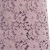 Bodycon Skirt Hollow Out Lace Elegant A-line High Waist Knee Length Skirt for Office