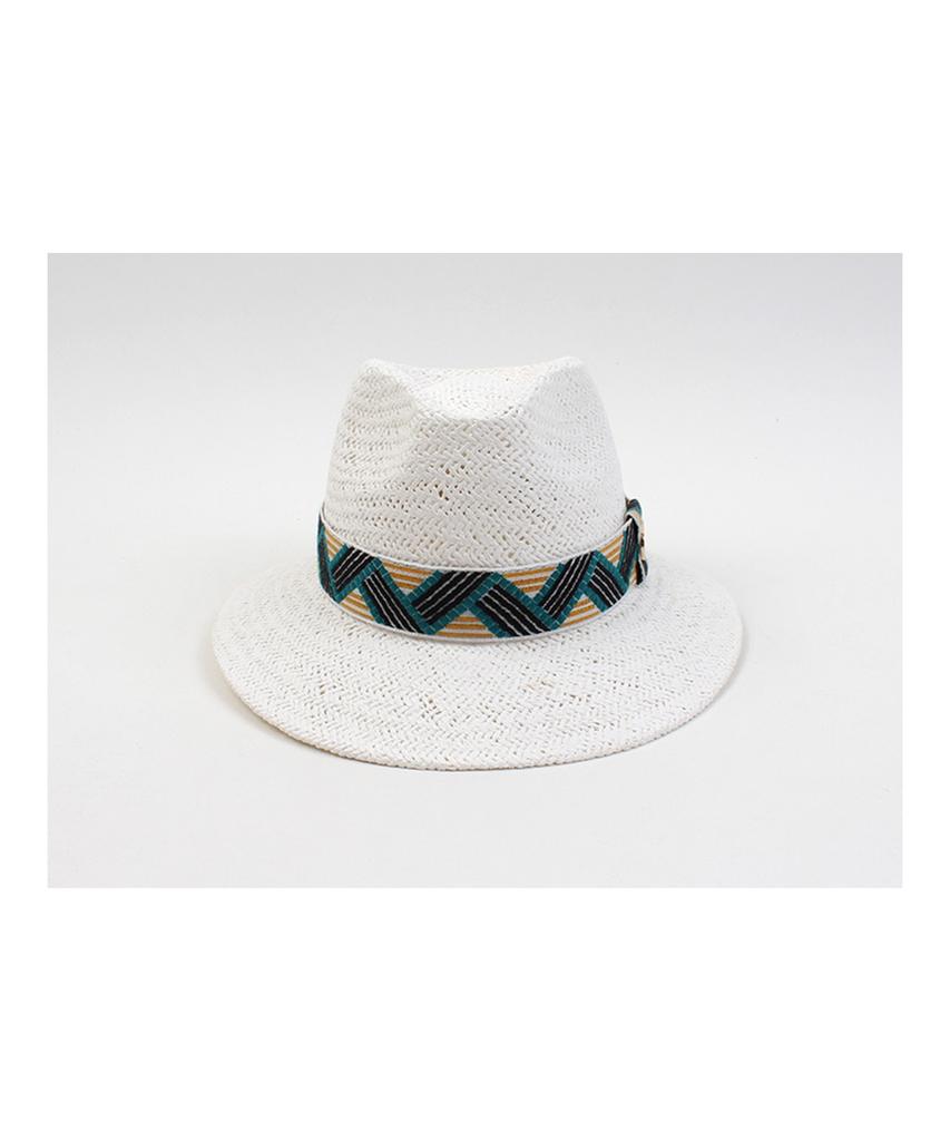 Yunibeosyeolkemiseuteuli Cool Line Swing White Short Fedora Summer Fedora