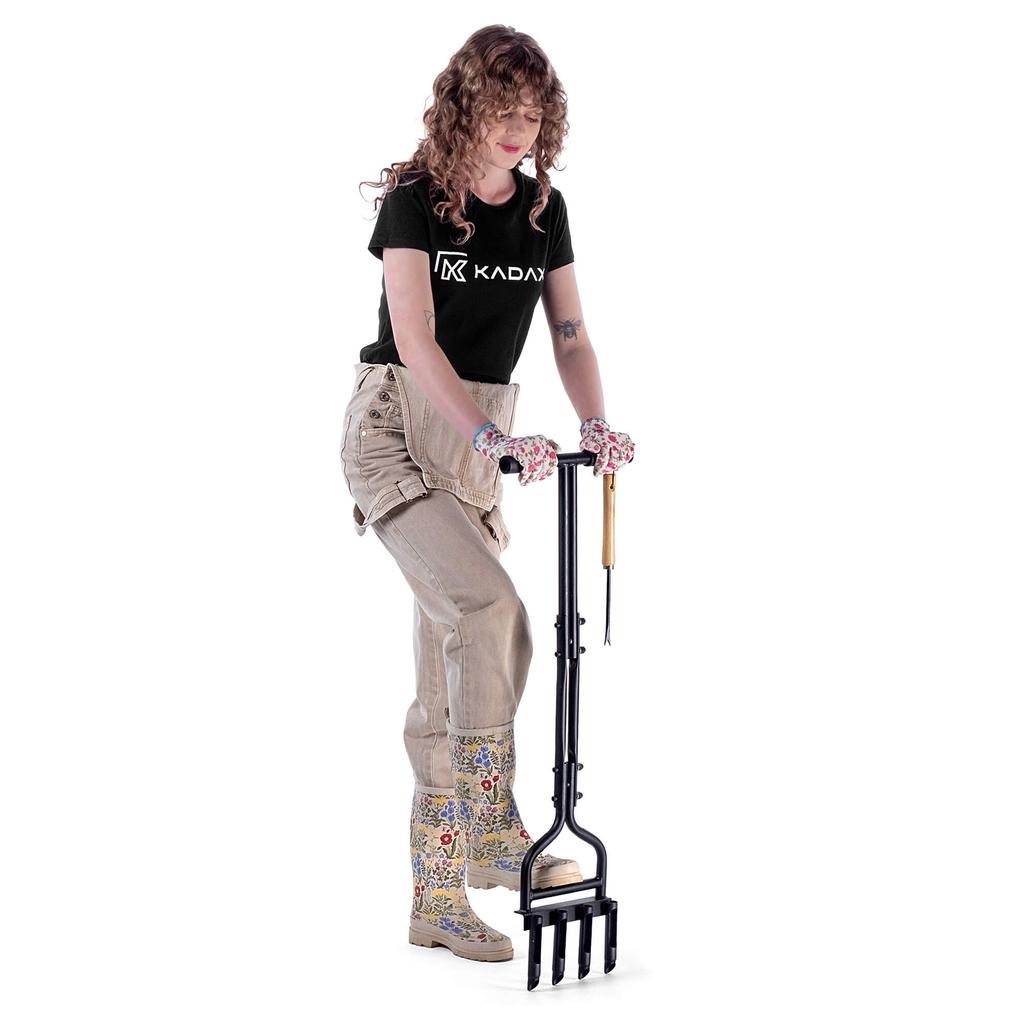 KADAX Tubular Garden Aerator, Manual, 92 X 20 Cm, Black