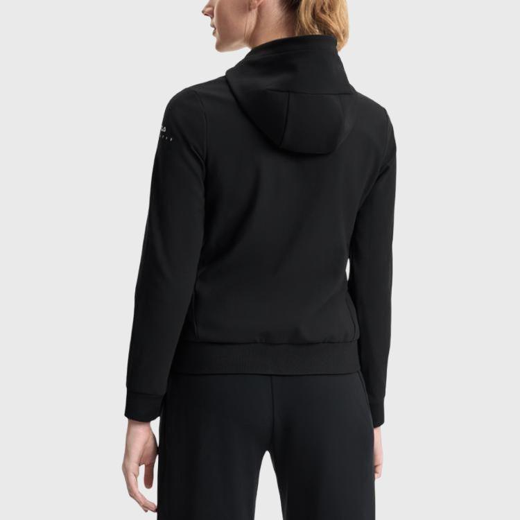 New FILA Fitness Series Jacket Women's Pitch Black A11W511504F-BK