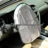 Durable EPE Foam Steering Wheel Dust Cover with Sun Protection and Cooling, Fits Multiple Vehicle Models.