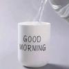 1pc Slogan Graphic Mouthwash Cup, Simple Couple Toothbrush Cup, Plastic Gargle Cup, Bathroom Tumbler, Bathroom Accesso